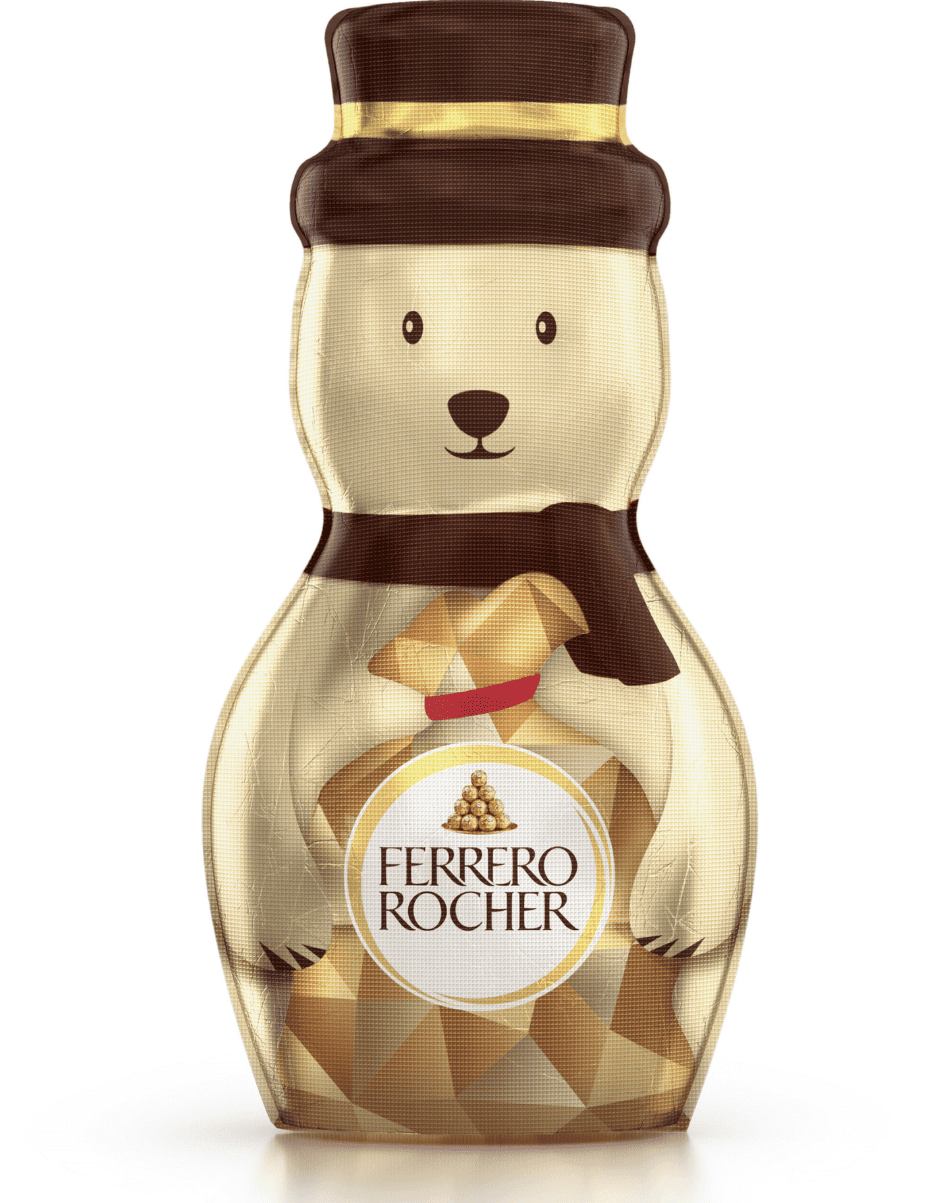 Шоколадна фігурка Ведмідь Ferrero Rocher Holiday Specialties Bear 90г, фото 1