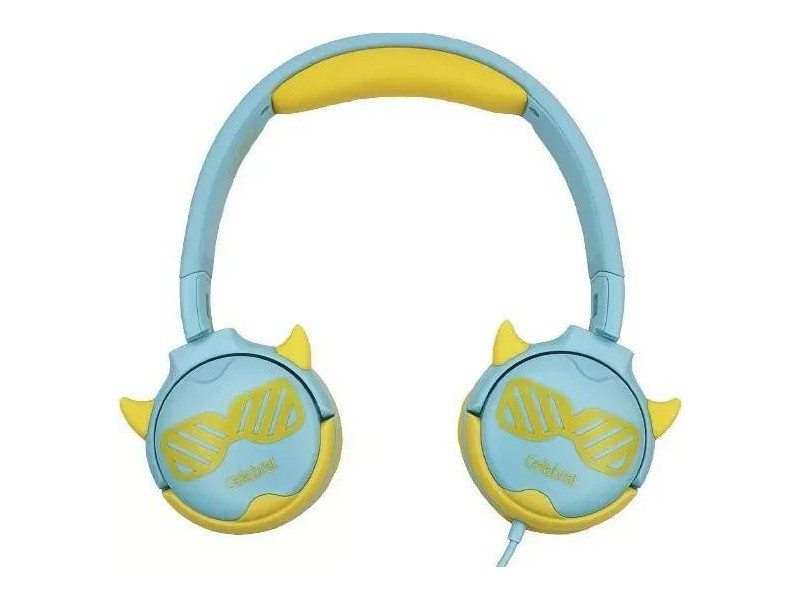 Навушники без мікрофону Celebrat A25 Red/Yellow