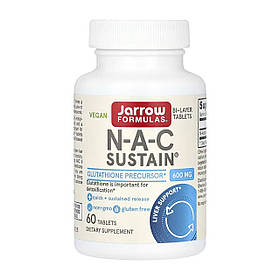Jarrow Formulas N-A-C Sustain® 600 mg - 60 caps yL.