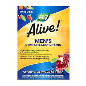 Nature's Way Men's Complete Multivitamin - 50 tabs yL.
