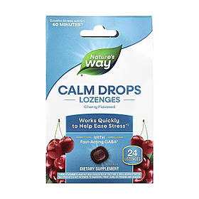 Nature's Way Calm Drops - 24 lozenges Cherry yL.