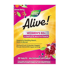 Nature's Way Women's 50+ Complete Multivitamin - 50 tabs yL.