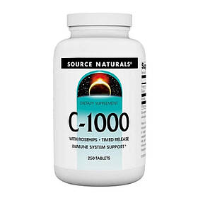 Source Naturals C-1000 1000 mg - 250 tabs yL.