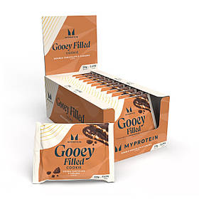 Myprotein Protein Filled Cookie - 12x75g Double Chocolate and Caramel yL.