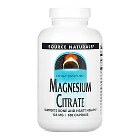 Source Naturals Magnesium Citrate 133mg - 180 caps yL.