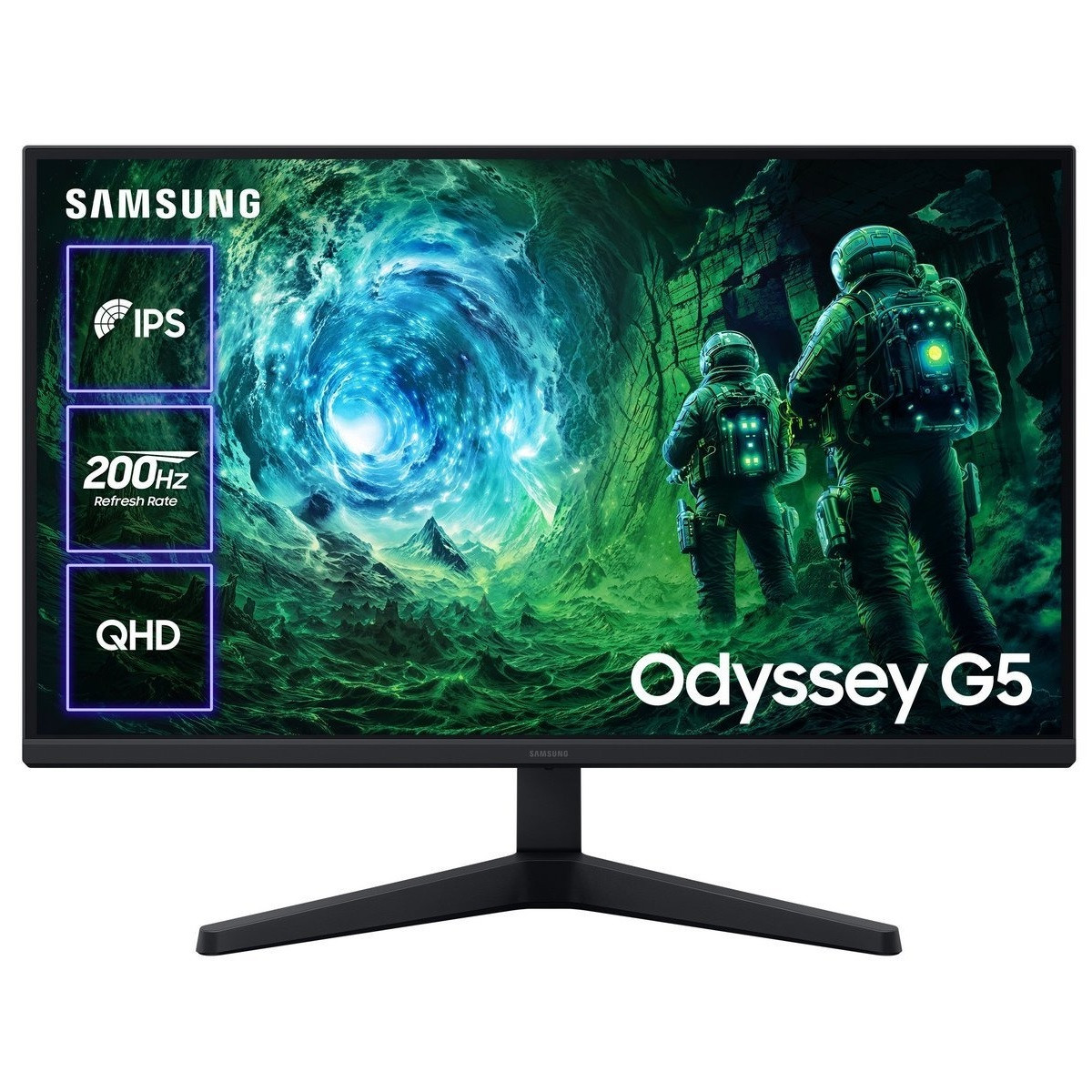 Монітор Samsung 27" Odyssey G5 (LS27FG532EIXUA) IPS Black 200Hz, фото 1