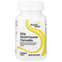 Мультивітаміни для дітей від 4 років, Kids Multivitamin Chewable, Seeking Health, 60 жувальних таблеток
