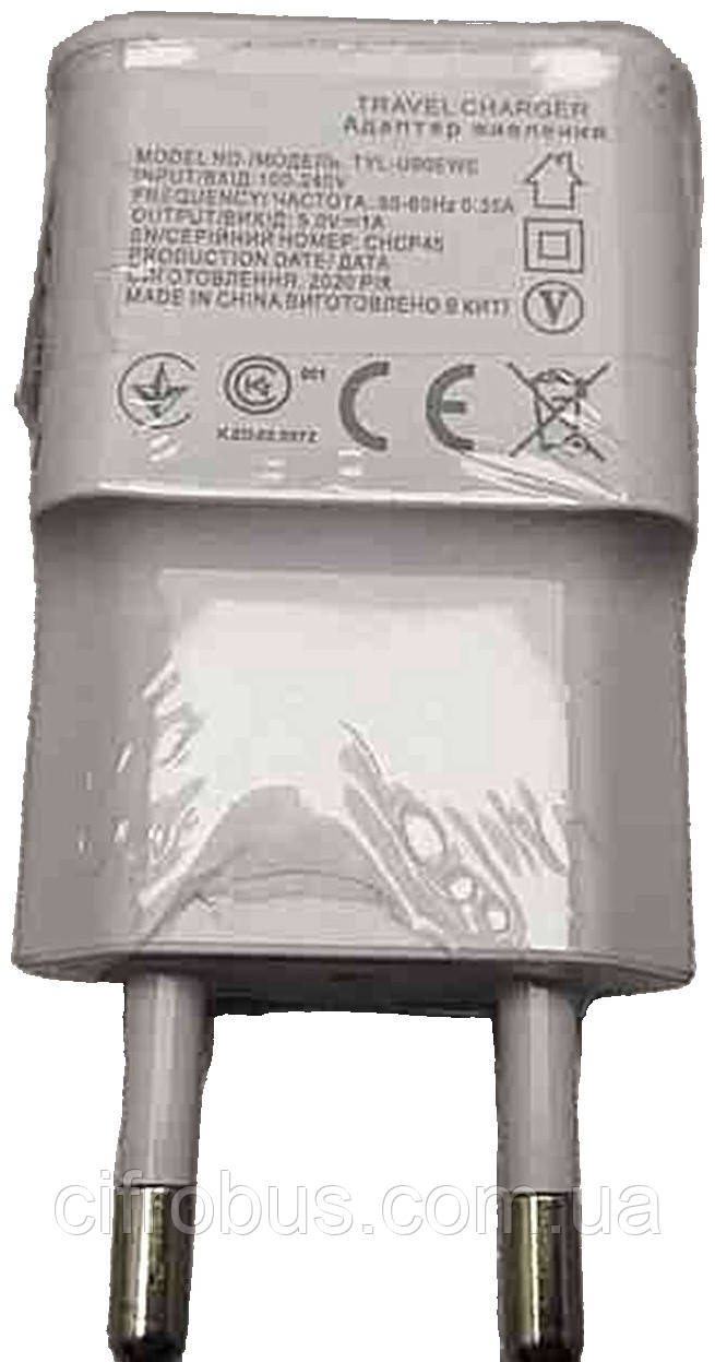 Зарядний пристрій Б/К Мережевий адаптер USB, фото 1