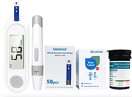 Вимірювач рівня глюкози у крові до 200 результатів