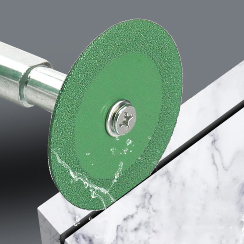 Алмазний диск 40 мм двосторонній для різання скла, кераміки, кришталю та нефриту, фото 1