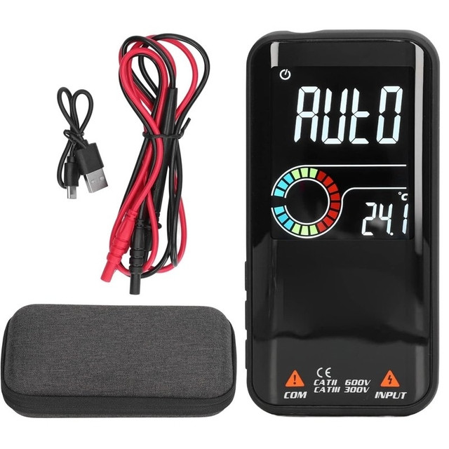 Мультиметр BSIDE S11, цифровий, True RMS, NCV, 9999 відліків, акумулятор, ліхтарик, фото 1