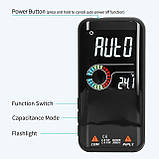 Мультиметр BSIDE S11, цифровий, True RMS, NCV, 9999 відліків, акумулятор, ліхтарик, фото 2