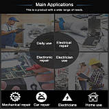 Мультиметр BSIDE S11, цифровий, True RMS, NCV, 9999 відліків, акумулятор, ліхтарик, фото 4