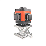 Мікроліфт платформа підйомна регульована для лазерного рівня та нівеліра, металева, висота 2.5–9 см, фото 3