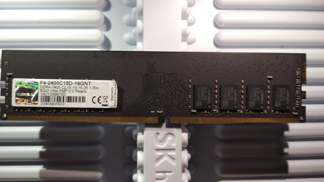 Для ПК 8gb DDR4 G.Skill PC4-19200U 2400T RAM Оперативна пам'ять F4-2400C15D-16GNT, фото 1