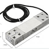 Тензодатчик до 200 кг, тензометричний сенсор для електронних ваг і вимірювальних систем, фото 6