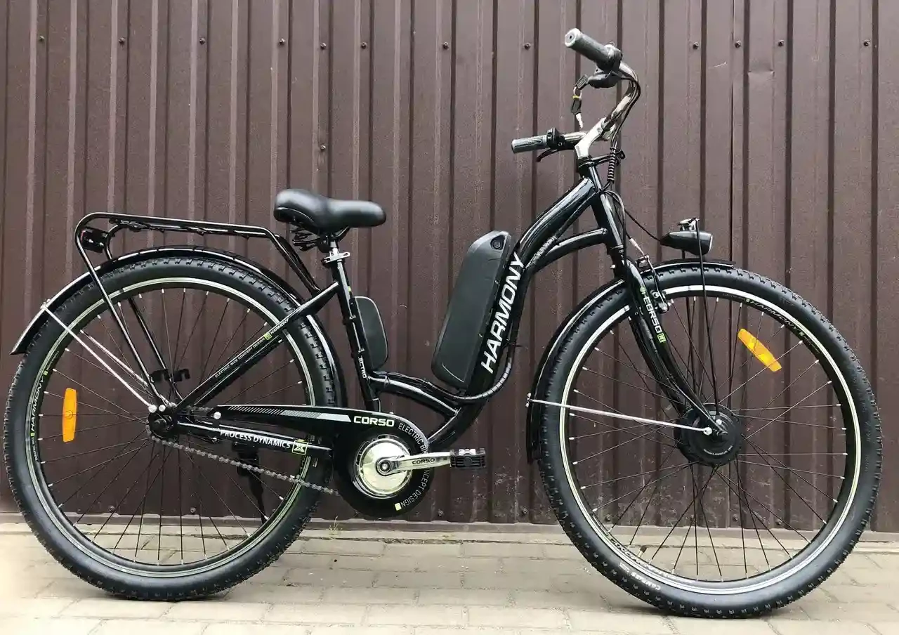Електровелосипед 28" Corso HARMONY HR-28602 350W 36V 10Ah чорний, фото 1
