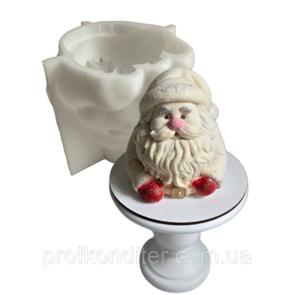 Силіконова форма для мусових десертів "БЕНТО торт САНТА", фото 1