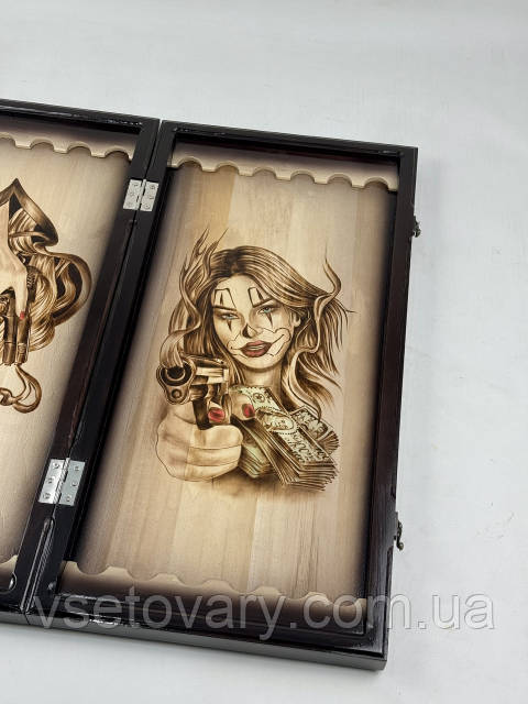 Нарды ручной работы АЗАРТ-2 (60х60 см.), цена: 6200 ₴, купить на