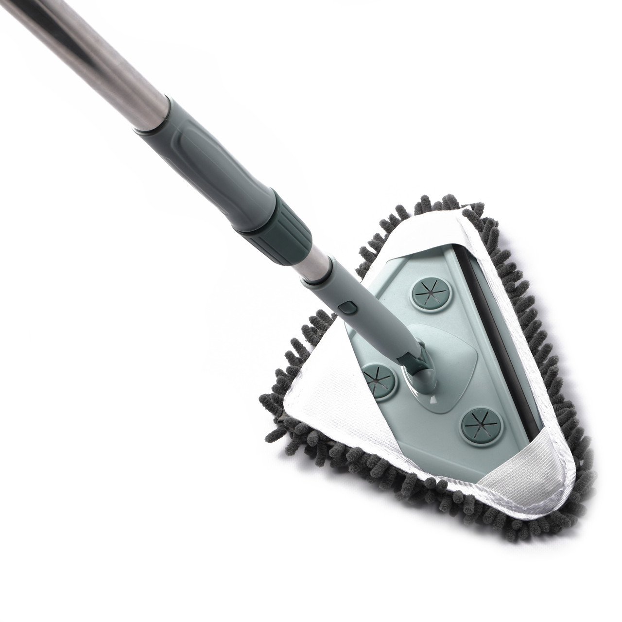 Швабра трикутна для миття вікон обертова, фото 1