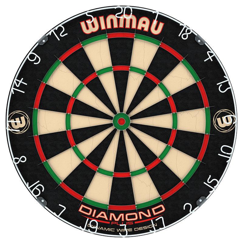 Дартс комплект із мішенню із сизалю Winmau Diamond + захист + дротики на двох гравців