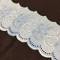 Прошва блакитна (шиття), ширина 8 см