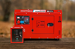Генератор дизельний 12.8 кВт Kraftwele SDG16000S ATS 3-фазний, електростартер стабілізація напруги