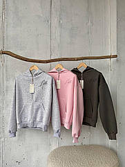 Худі Give All з вишивкою Модель: 1493-0811 Колір: меланж, рожевий, графіт