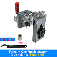 Кондуктор 3-в-1 для свердління та фіксації — універсальний столярний шаблон із швидким затискачем V1