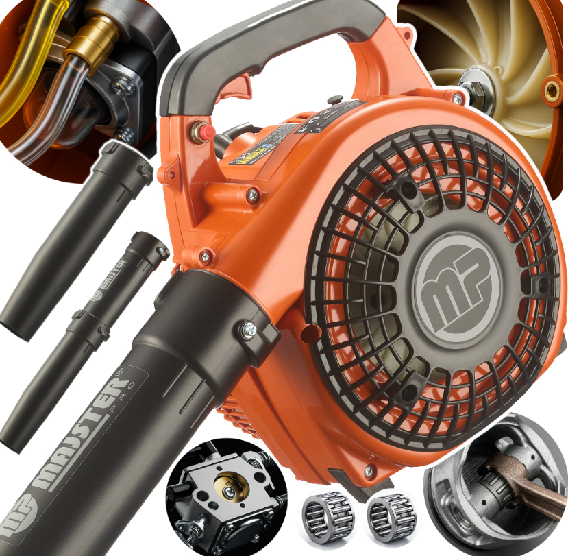 Садовий пилосос бензиновий 1,5кВт 225км/год Majster Pro (Польща), фото 1