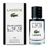 Lacoste Eau de Lacoste L.12.12 Blanc-Pure LUX NEW чоловічий 60 мл, фото 3