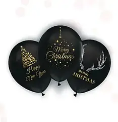 Набір латексних кульок "Merry Christmas" | 3шт