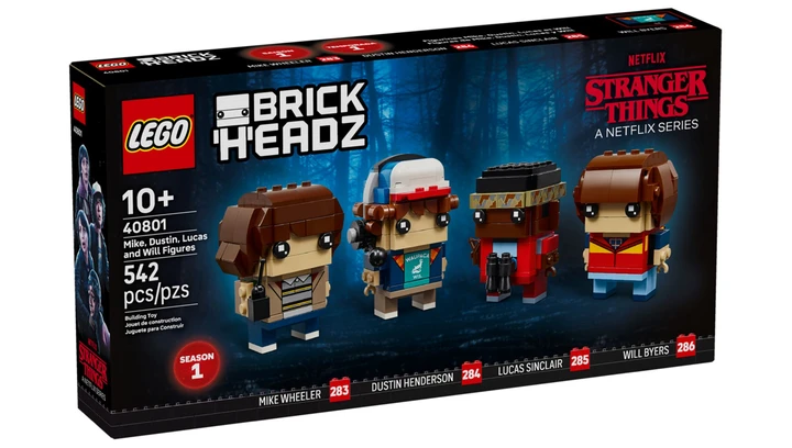 Конструктор LEGO BrickHeadz Stranger Things Майк, Дастін, Лукас та Вілл (40801), фото 1