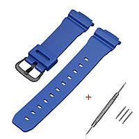 Ремінець для Casio G-Shock DW-5600/6900/G-5600/GW-M5610 Blue Black