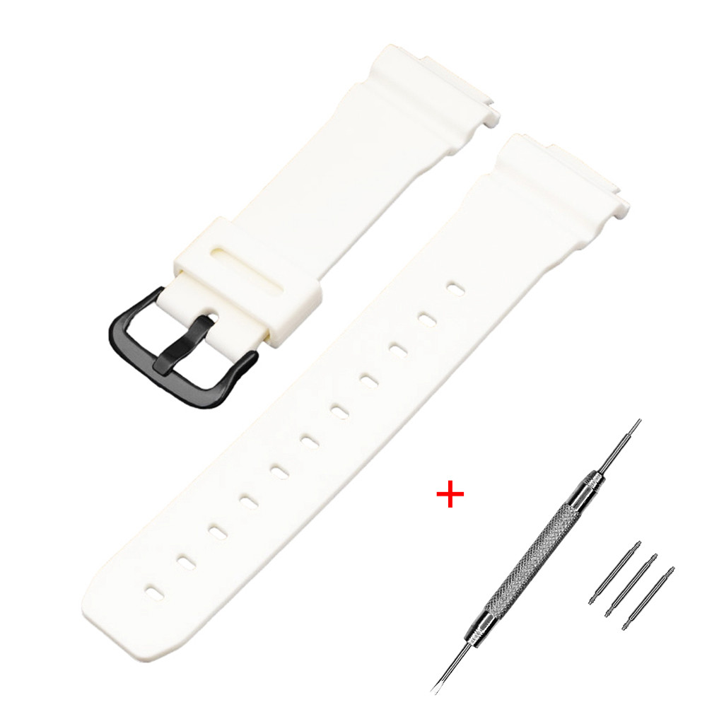 Ремінець для Casio G-Shock DW-6900 White BK, фото 1