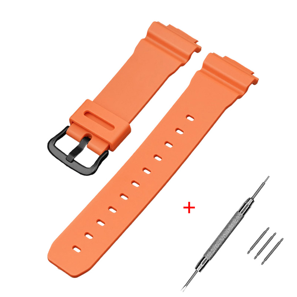 Ремінець для Casio G-Shock DW-6900 Orange BK, фото 1
