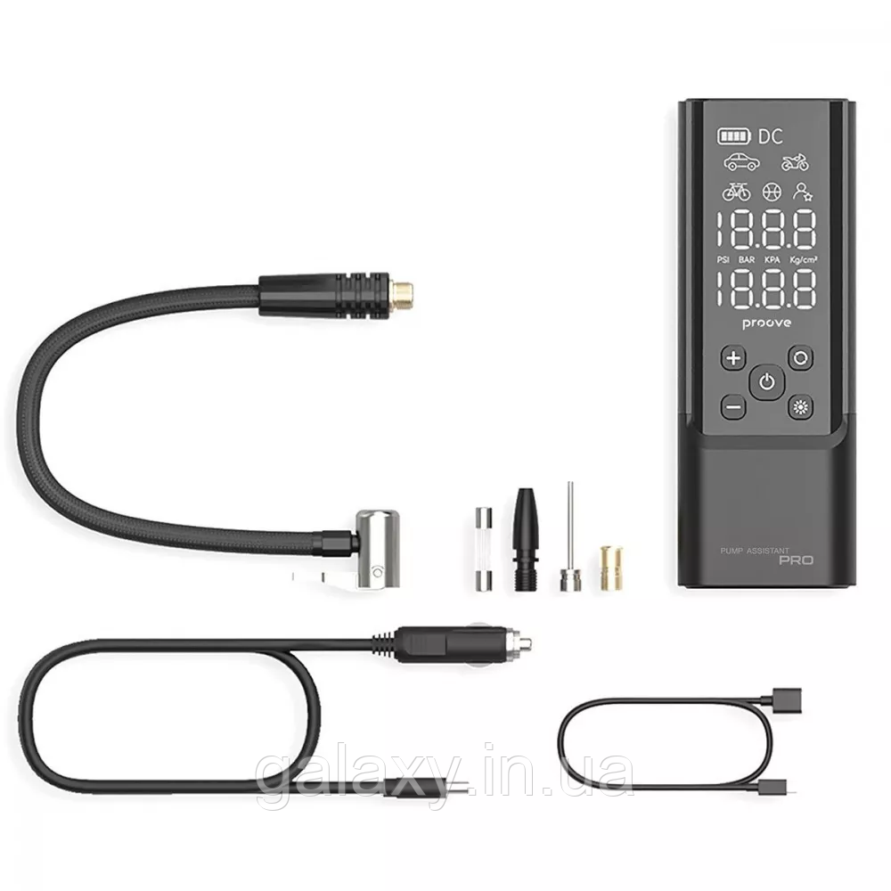 Насос Proove автомобильний міні компресор 7500mAh Pump Assistant Pro, фото 1