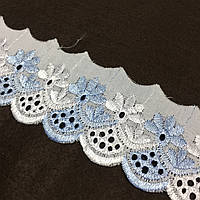 Прошва блакитна (шиття), ширина 5,5 см