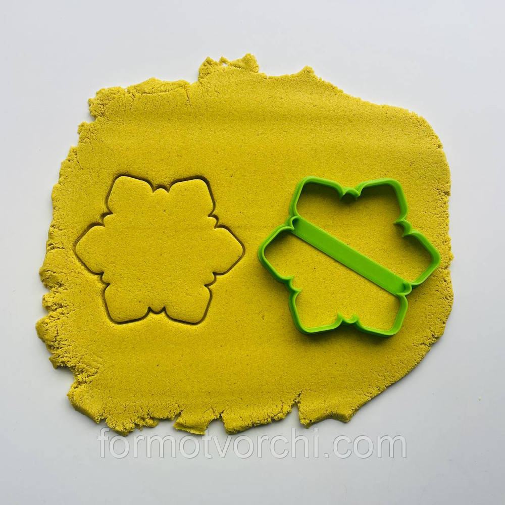 3D формочки-вирубки для пряників "Сніжинка 19"