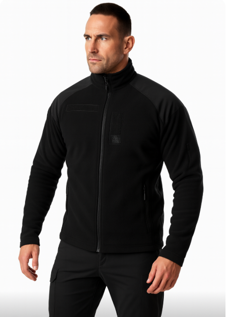 Флісова кофта UKR Cossacks Black 2.0, фото 1