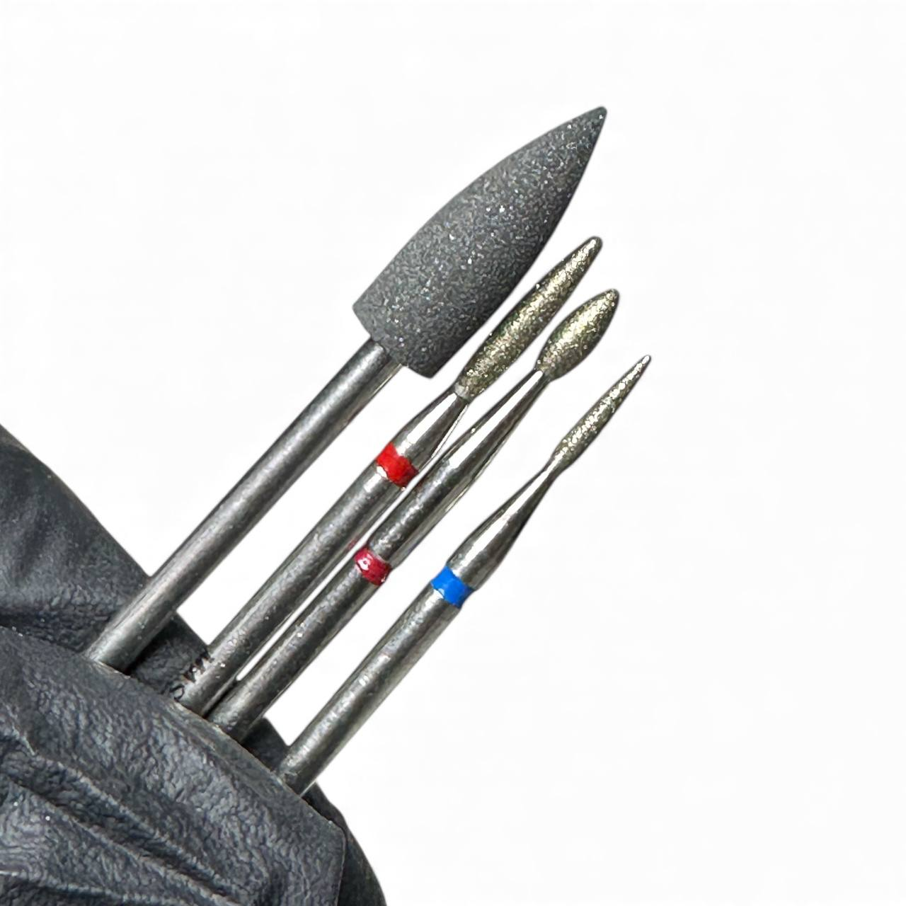 Набір фрез #10 для манікюру/педикюру 4 шт (74,22,83)