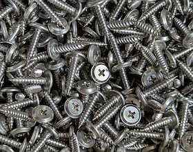 Саморіз з прессшайбою гострий нержавійка 4,2х19 (100шт)