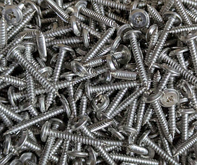 Саморіз з прессшайбою гострий нержавійка 4,2х32 (100шт)