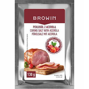 Сіль для засолки з екстрактом ацероли для м'яса - 130г на 2 кг м'яса