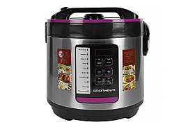 Мультиварка MC-28SB Grunhelm чаша з антипригарним покриттям на 5 л 10 програм приготування кнопочне керування