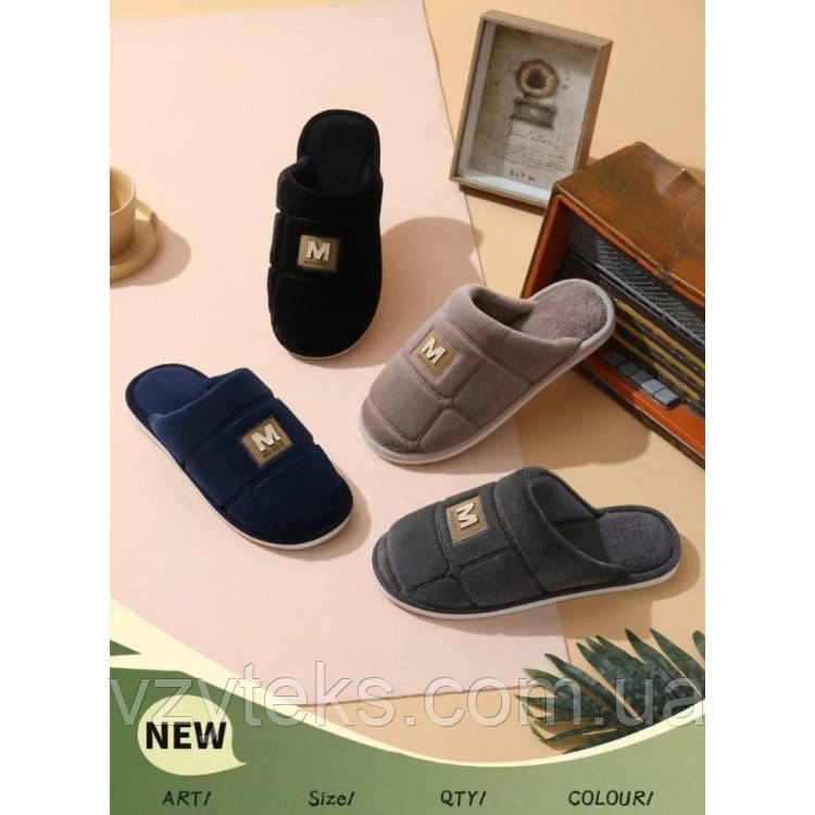 Взуття домашнє чоловіче асорті оптом, фото 1