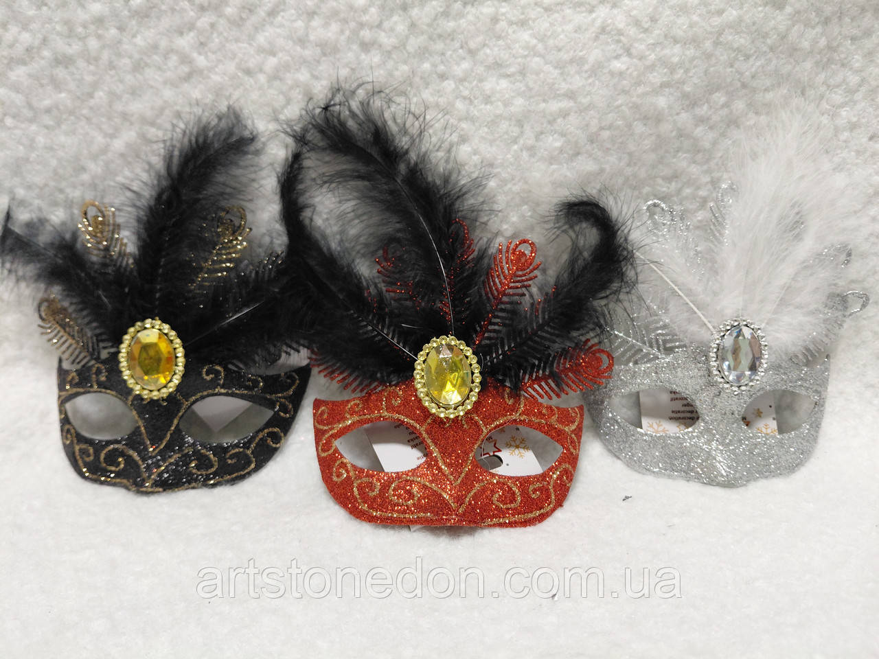 Ялинкова іграшка “Карнавальна маска”, декоративна, 14×14 см, фото 1