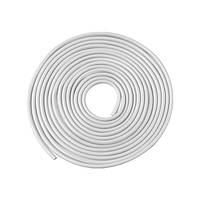 Молдинг на кромку дверей без основи Білий 5м (6*5мм)