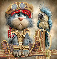 Схема для вишивки бісером ,, Що сказав Папужка?,,