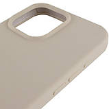 Чохол Silicone Case Full Protective (AA) для Apple iPhone 14 Pro (6.1") Бежевий / Antique White, фото 4